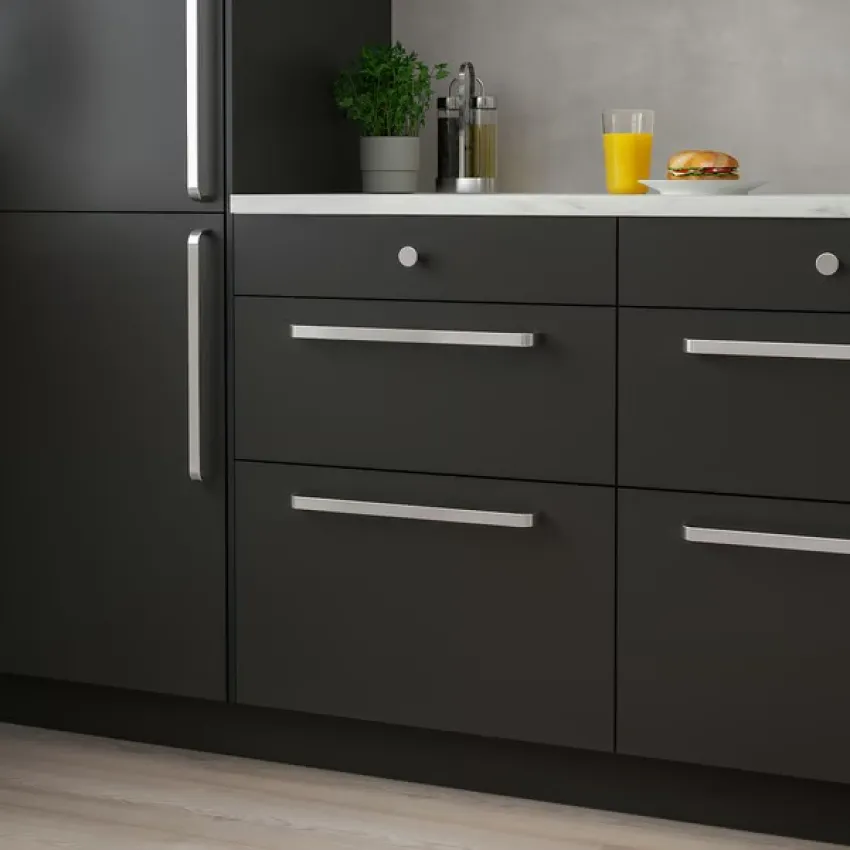 کابینت با یراق استیل و ریل فلزی